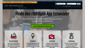 What App-entwickler-verzeichnis.de website looked like in 2020 (3 years ago)