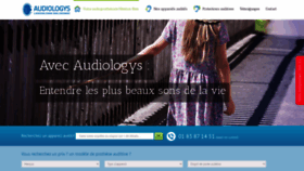 What Audiologys.com website looked like in 2020 (3 years ago)