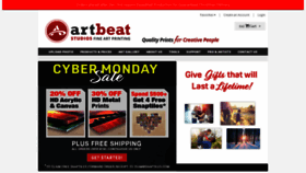 What Artbeatstudios.com website looked like in 2020 (3 years ago)