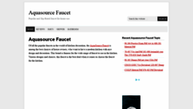 What Aquasourcefaucet.org website looked like in 2020 (3 years ago)
