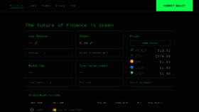 What App.pickle.finance website looked like in 2020 (3 years ago)