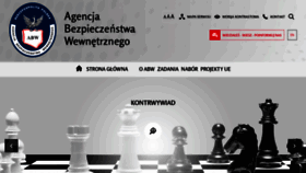 What Abw.gov.pl website looked like in 2020 (3 years ago)