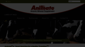 What Animate-dairy.com website looked like in 2020 (3 years ago)