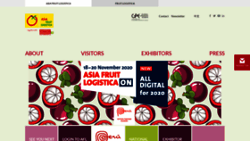 What Asiafruitlogistica.com website looked like in 2020 (3 years ago)