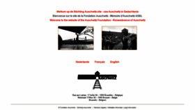 What Auschwitz.be website looked like in 2020 (3 years ago)
