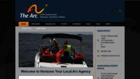 What Arcemeraldcoast.org website looked like in 2020 (3 years ago)