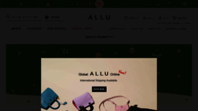 What Allu-official.com website looked like in 2020 (3 years ago)