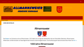 What Allmannsweier.de website looked like in 2020 (4 years ago)
