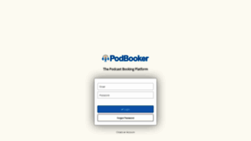 What App.podbooker.com website looked like in 2020 (3 years ago)