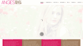 What Angiesbeautyfactory.nl website looked like in 2020 (3 years ago)