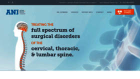What Alamoneurosurgicalinstitute.com website looked like in 2020 (3 years ago)