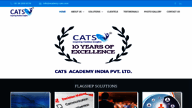 What Academy-cats.com website looked like in 2020 (3 years ago)