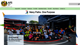 What Aps.edu.sg website looked like in 2020 (3 years ago)