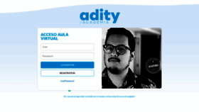 What Aula.academiaadity.cl website looked like in 2020 (3 years ago)