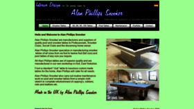 What Alanphillipssnooker.co.uk website looked like in 2020 (3 years ago)