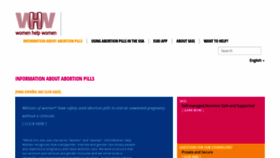 What Abortionpillinfo.org website looked like in 2020 (3 years ago)