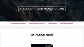 What Attackontitan.online website looked like in 2020 (3 years ago)