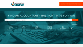 What Accountingmatch.com website looked like in 2020 (3 years ago)