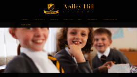 What Ardleyhill.org.uk website looked like in 2020 (3 years ago)