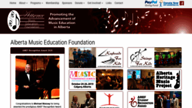 What Amef.ca website looked like in 2020 (3 years ago)