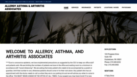 What Allergyappointment.com website looked like in 2020 (3 years ago)