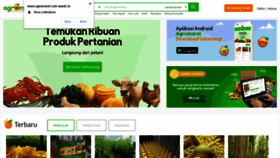 What Agromaret.com website looked like in 2020 (3 years ago)