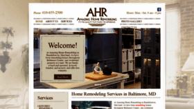 What Ahrcontractors.com website looked like in 2020 (3 years ago)