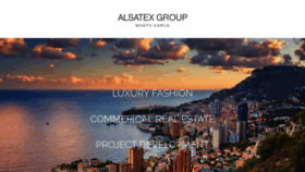 What Alsatexgroup.com website looked like in 2020 (3 years ago)
