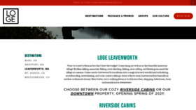 What Adventureinnleavenworth.com website looked like in 2020 (3 years ago)