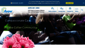What Avowcares.org website looked like in 2020 (3 years ago)