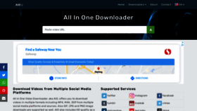 What Allinonedownloader.com website looked like in 2020 (3 years ago)
