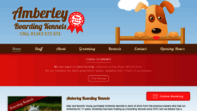What Amberleykennels.com website looked like in 2020 (3 years ago)