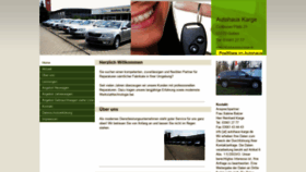 What Autohaus-karge.de website looked like in 2020 (3 years ago)