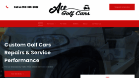 What Acegolfcarsrepair.com website looked like in 2020 (3 years ago)