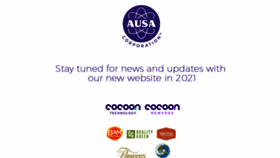What Ausa-corp.com website looked like in 2020 (3 years ago)
