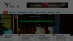 What Asociatia-asura.ro website looked like in 2020 (4 years ago)