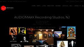 What Audiomaxxstudios.com website looked like in 2020 (3 years ago)