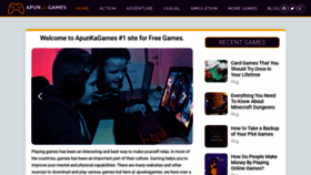 What Apunkagames.in website looked like in 2020 (3 years ago)