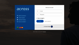 What Across.jobs website looked like in 2020 (3 years ago)