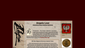 What Angelalear.com website looked like in 2020 (3 years ago)