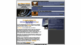 What Aceglassatlanta.com website looked like in 2020 (3 years ago)