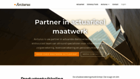 What Arcturus.nl website looked like in 2020 (3 years ago)