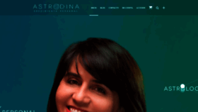 What Astrodina.com website looked like in 2020 (3 years ago)