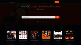 What Animecruzers.me website looked like in 2020 (3 years ago)
