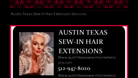 What Austintexassewinhairextensions.com website looked like in 2020 (3 years ago)
