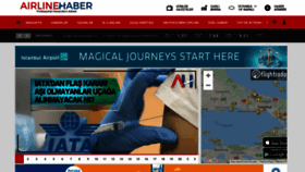 What Airlinehaber.com website looked like in 2020 (3 years ago)