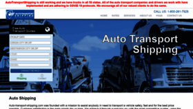 What Auto-transport-shipping.com website looked like in 2020 (3 years ago)