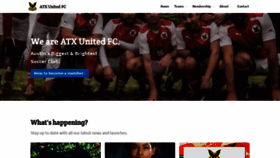 What Atxunited.com website looked like in 2020 (3 years ago)