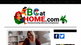 What Abcathome.com website looked like in 2020 (3 years ago)