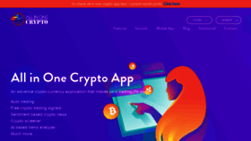 What Allinonecrypto.app website looked like in 2020 (3 years ago)
